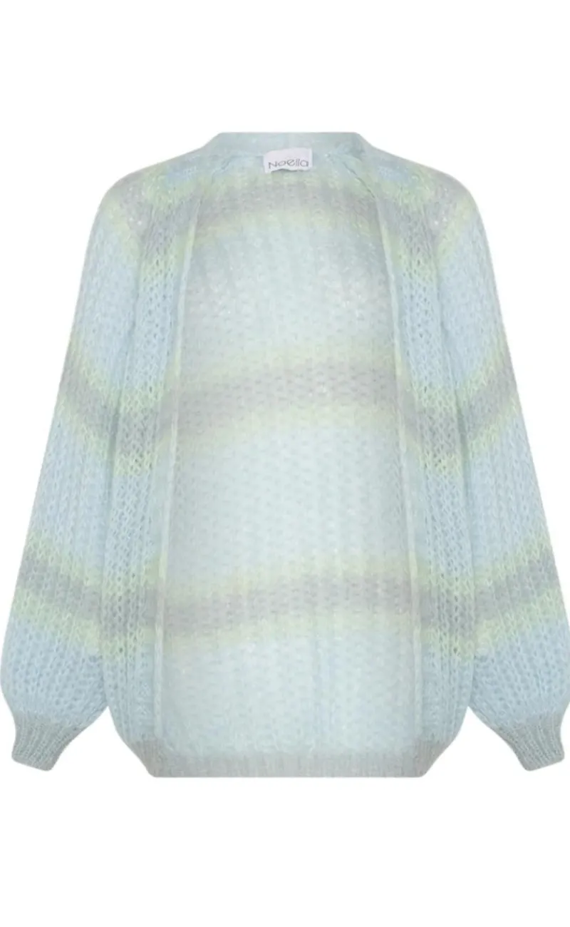 Discount Cardigan - Vera - Light Blue / Blue / Mint Mix Striktrøjer & Sweat|Cardigans