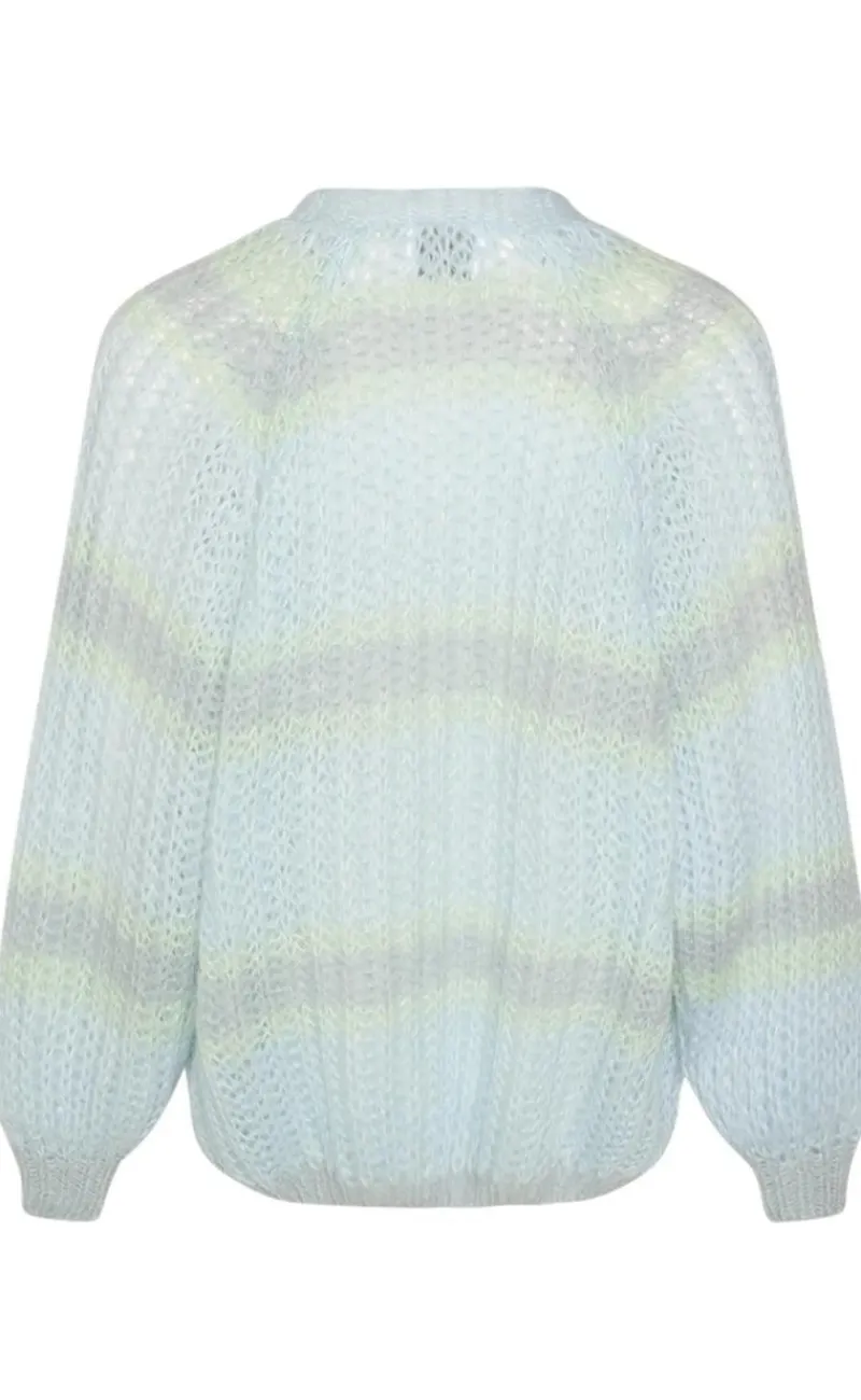 Discount Cardigan - Vera - Light Blue / Blue / Mint Mix Striktrøjer & Sweat|Cardigans