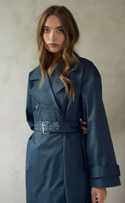 Sale Frakke - Kenadee - Asphalt Grey Jakker & Frakker|Alt Overtøj