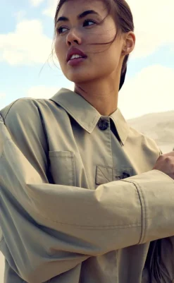 New Jakke - Kaisa - Warm Sand Jakker & Frakker|Alt Overtøj