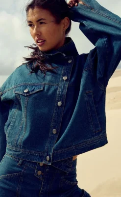 Jakke - Kalifa - Vintage Blue Wash Jakker & Frakker|Alt Overtøj