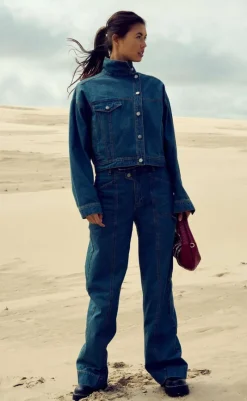 Jakke - Kalifa - Vintage Blue Wash Jakker & Frakker|Alt Overtøj