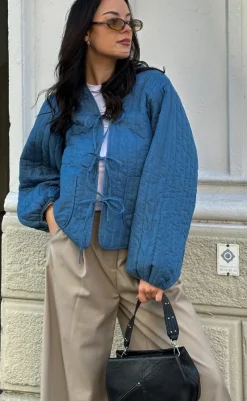 Best Jakke - Lori - Calla Denim Print Jakker & Frakker|Alt Overtøj