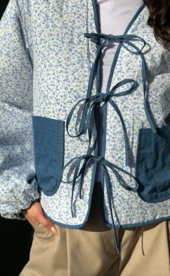 Best Jakke - Lori - Calla Denim Print Jakker & Frakker|Alt Overtøj