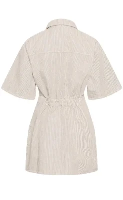 New Kjole - Benita - Beige/White Kjoler