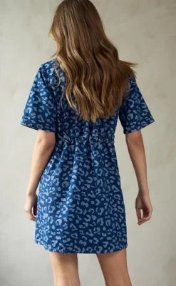 New Kjole - Benita - Mid Blue Wash Kjoler