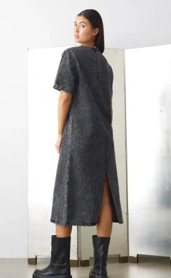 Kjole - Jannah - Grey 90s Wash Kjoler