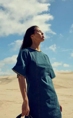 Sale Kjole - Jordynn - Vintage Blue Wash Kjoler