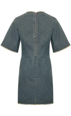 Sale Kjole - Jordynn - Vintage Blue Wash Kjoler