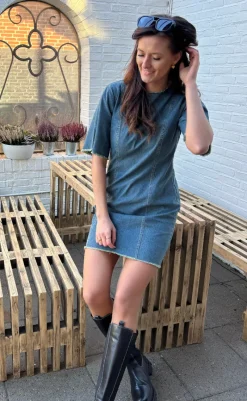 Sale Kjole - Jordynn - Vintage Blue Wash Kjoler