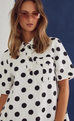 Best Kjole - Jozie - Carmella White Print Kjoler