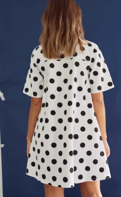 Best Kjole - Jozie - Carmella White Print Kjoler