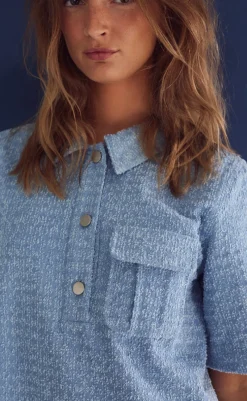 Online Kjole - Jozie - Light Blue Wash Kjoler