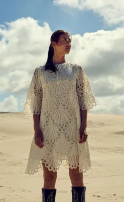 Discount Kjole - Kalona - Ivory Kjoler