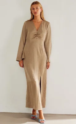 Best Kjole - Kamey - Timber Brown Kjoler