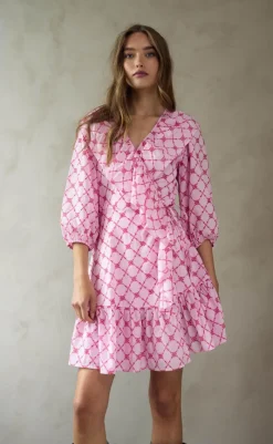 Outlet Kjole - Kayann - Pink Lemonade Kjoler