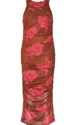 Online Kjole - Leanna - Cassie Brown Print Kjoler