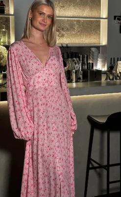 Kjole - Lilith - Cheryl Pink Print Kjoler