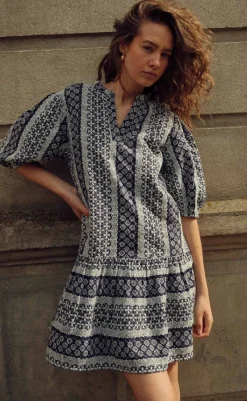 Online Kjole - Lillianna - Navy Sugar Kjoler