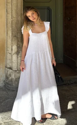 Discount Kjole - Lina - White Kjoler