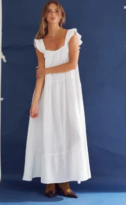 Discount Kjole - Lina - White Kjoler