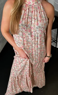 Hot Kjole - London - Cinthia Pink Print Kjoler