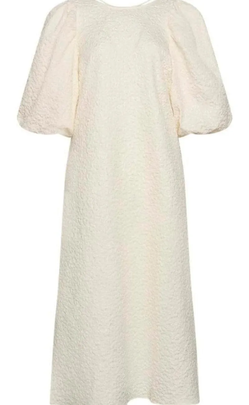 Discount Kjole - Reno Pastis Long - Cream Kjoler