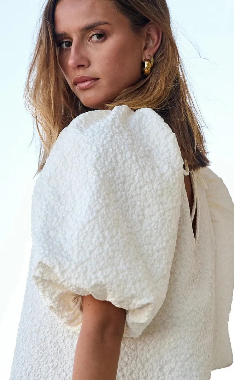 Discount Kjole - Reno Pastis Long - Cream Kjoler