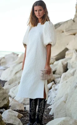 Discount Kjole - Reno Pastis Long - Cream Kjoler