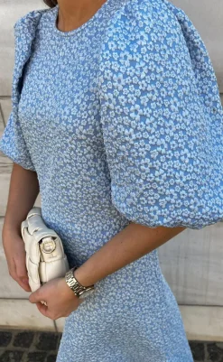 Discount Kjole - Reno Pastis Long - Light Blue Kjoler