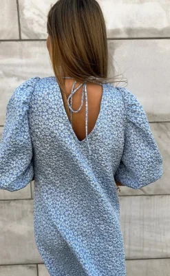 Discount Kjole - Reno Pastis Long - Light Blue Kjoler