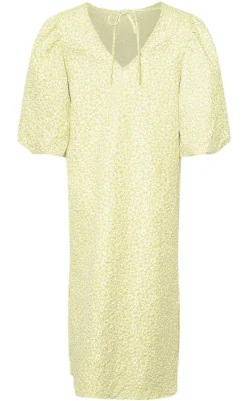 New Kjole - Reno Pastis Long - Buttercup Yellow Kjoler