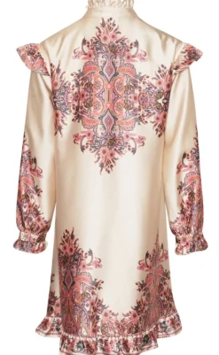 Online Kjole - Reno Ruby Ruffle - Drusella Print Kjoler