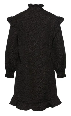 Discount Kjole - Reno Ruby Ruffle - Black Kjoler