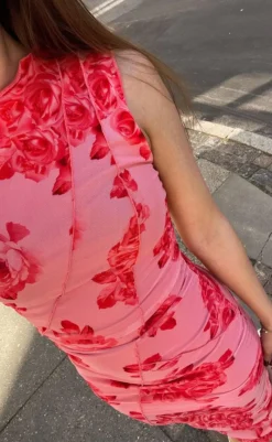 Hot Kjole - Sutton - Rose Print Kjoler