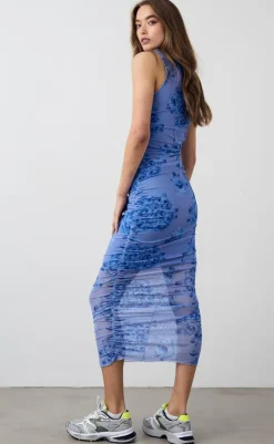 Outlet Kjole - Sutton - Tobi Blue Print Kjoler