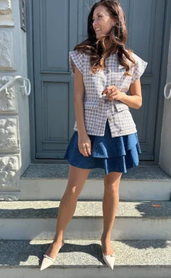 Discount Nederdel - Lilianna - Blue Wash Nederdele