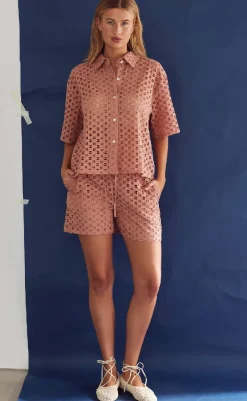 Discount Shorts - Layne - Terracotta Shorts