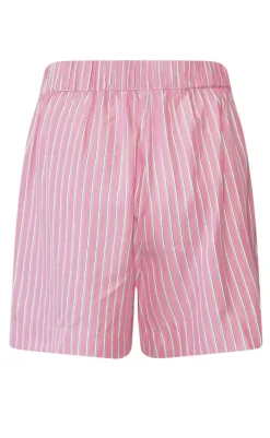Discount Shorts - Lea - Carsyn Pink Stripe Shorts