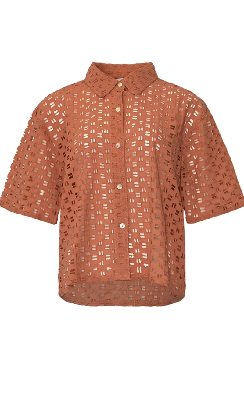 Outlet Skjorte - Kealy - Terracotta Skjorter