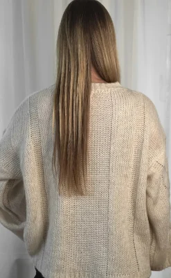 New Strik - Lyza - Ivory Striktrøjer & Sweat