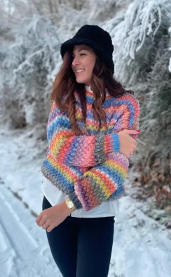 Sale Sweater - Gio - Multi Mix Striktrøjer & Sweat