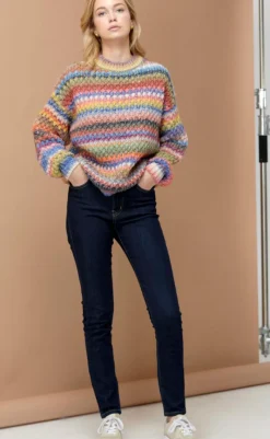 Sale Sweater - Gio - Multi Mix Striktrøjer & Sweat