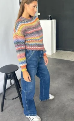 Sale Sweater - Gio - Multi Mix Striktrøjer & Sweat