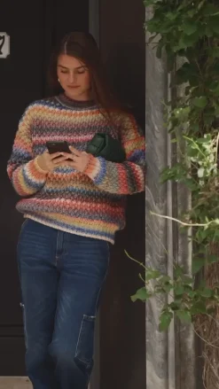 Sale Sweater - Gio - Multi Mix Striktrøjer & Sweat