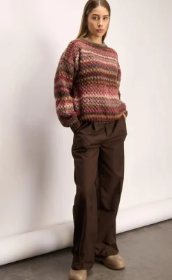 Sale Sweater- Gio - Rust Mix Striktrøjer & Sweat