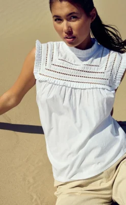 Sale Top - Kama - White T-shirts & Toppe