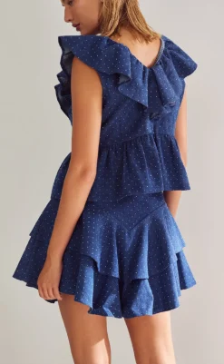 Clearance Top - Louisa - Blue Wash T-shirts & Toppe