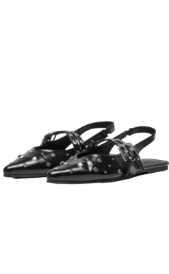 Clearance Ballerina - Laura - Black Loafers & Ballerinaer