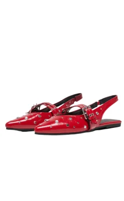 Ballerinaer - Laura - High Risk Red Loafers & Ballerinaer